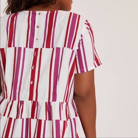 Anthropologie Anwen Tiered Tunic Dress Medium - Picture 7 of 8